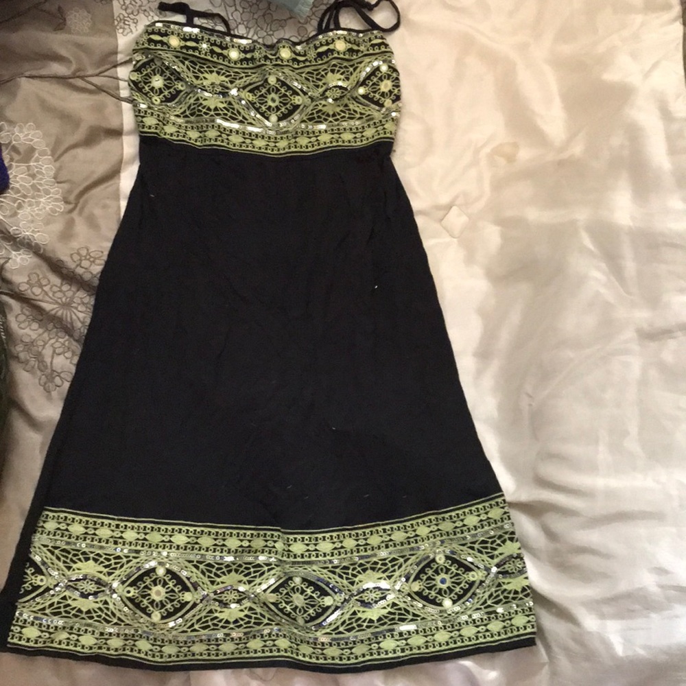 Beach cover up with sequins
